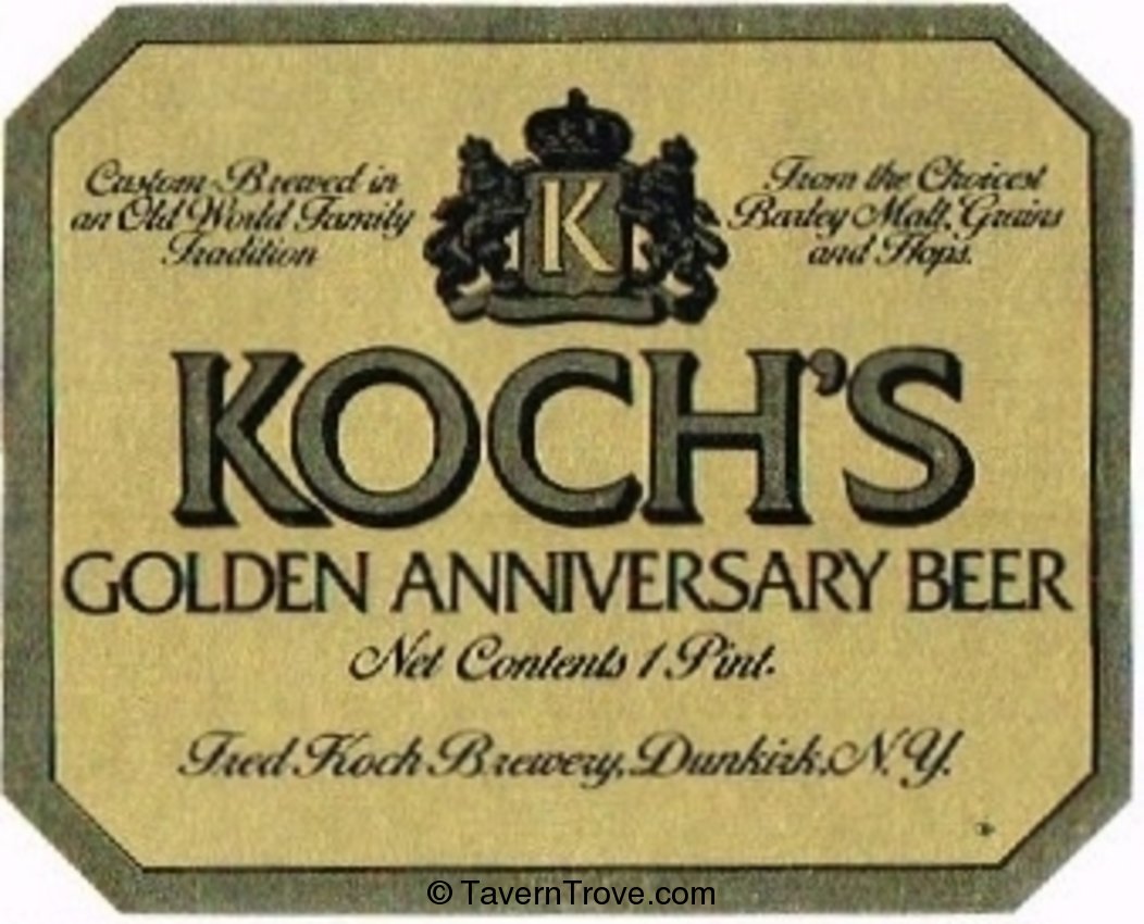 Koch's Golden Anniversary Beer 