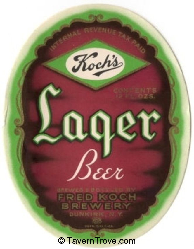 Koch's Lager Beer