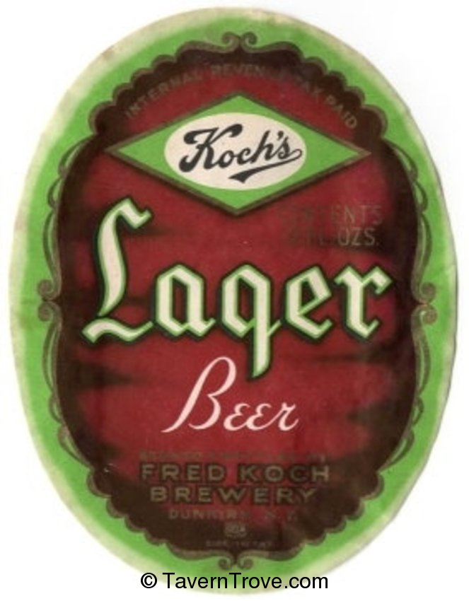 Koch's Lager Beer