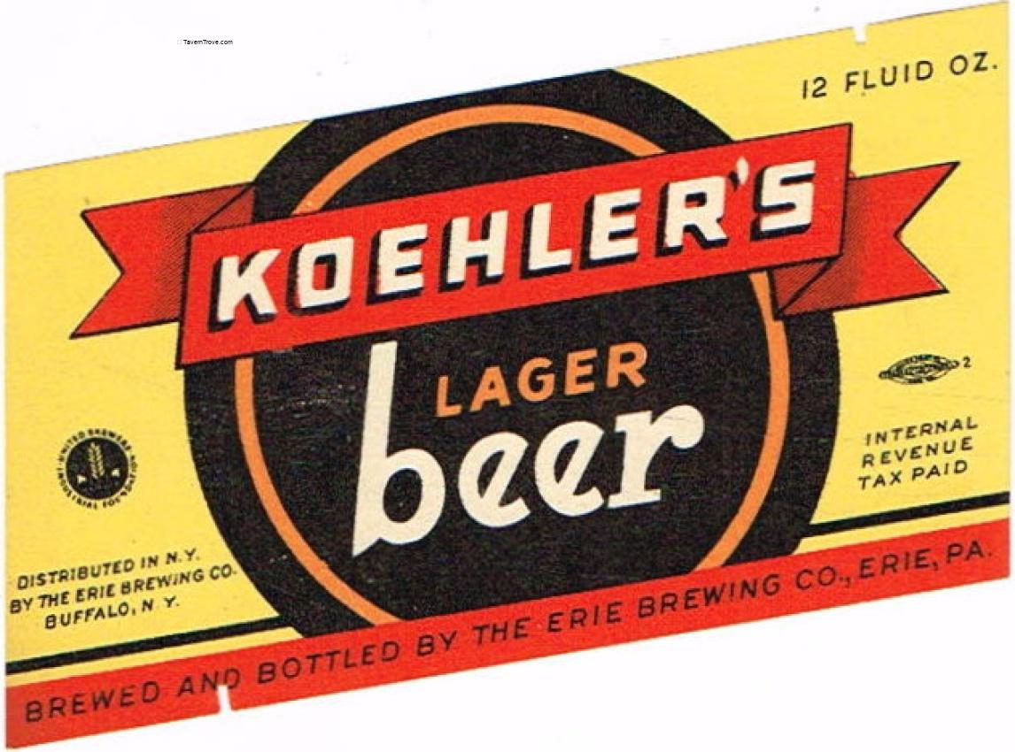 Koehler's Lager Beer