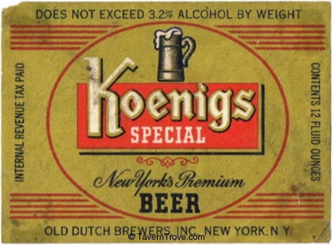 Koenig's Special Beer 