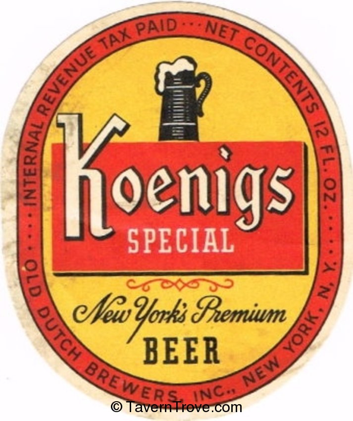 Koenig's Special Beer 