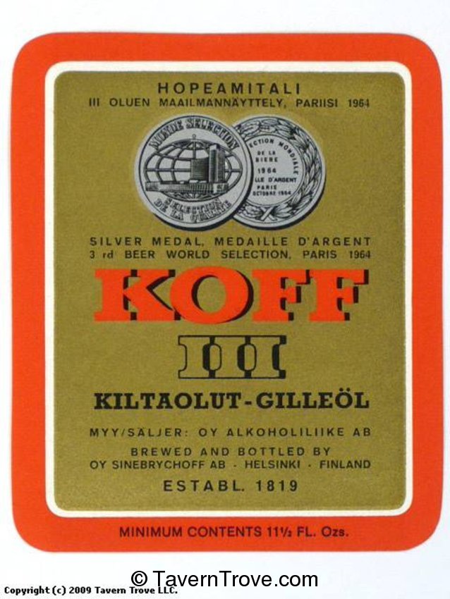 Koff Kiltaolut-Gilleöl