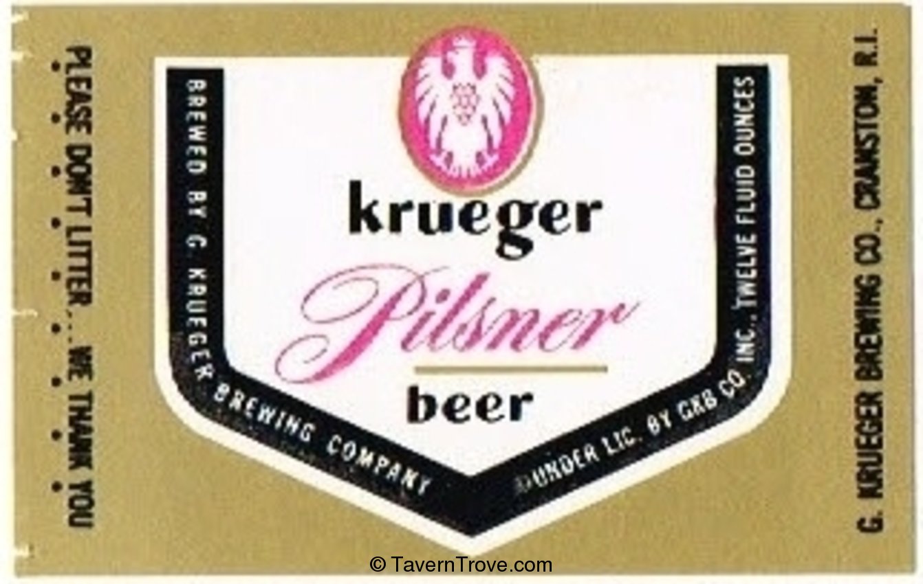 Krueger Pilsner Beer