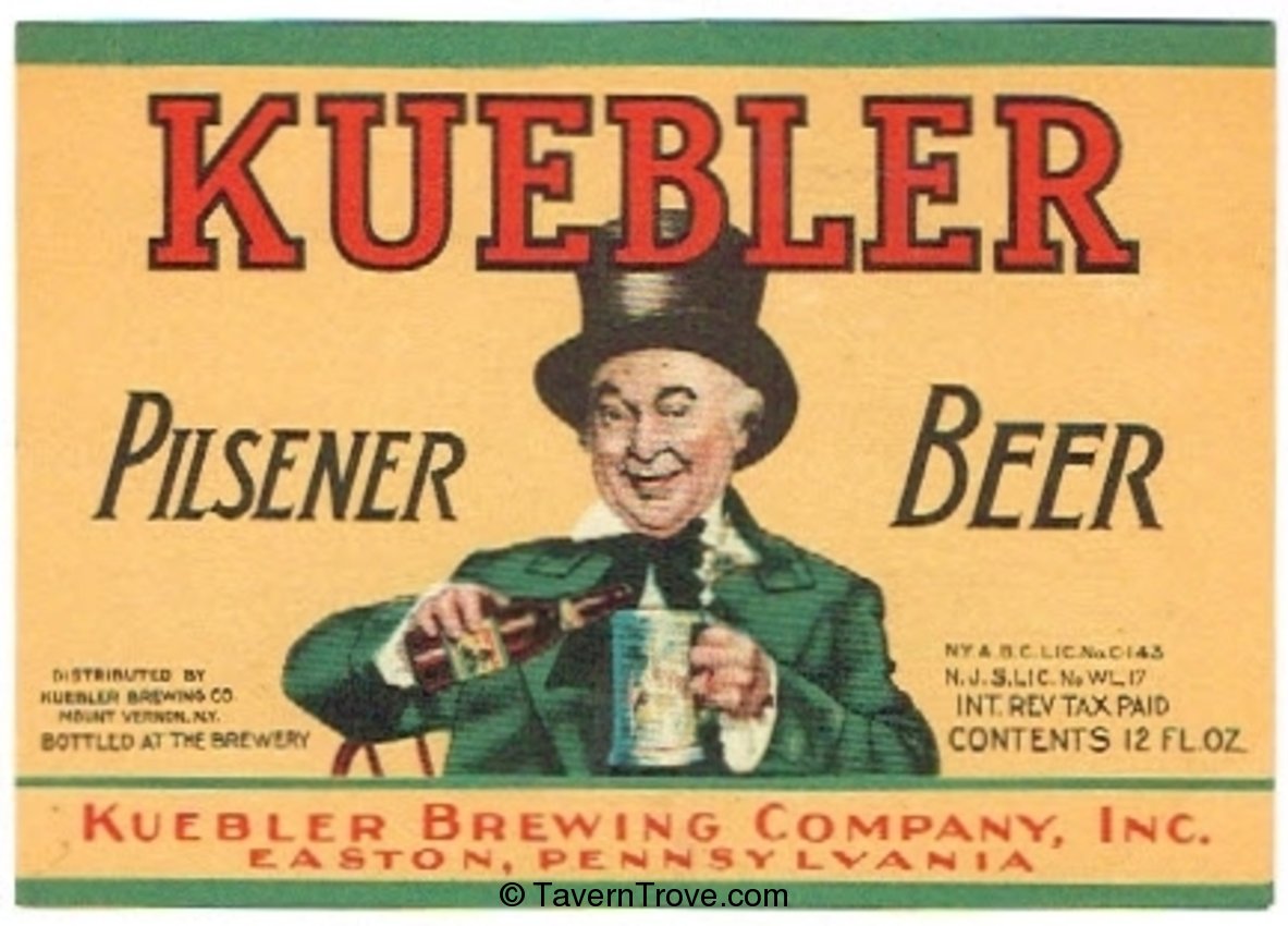 Kuebler Pilsener Beer