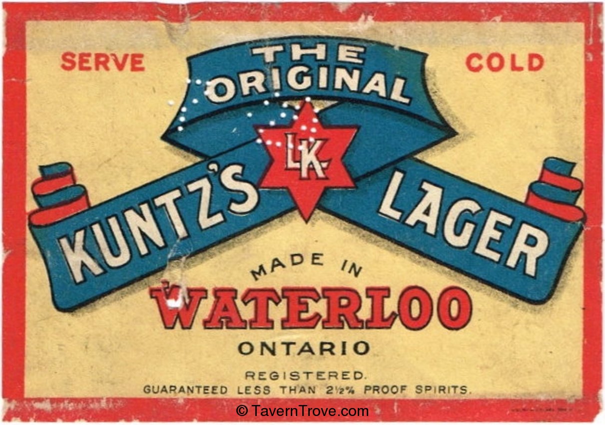 Kuntz's Lager Beer