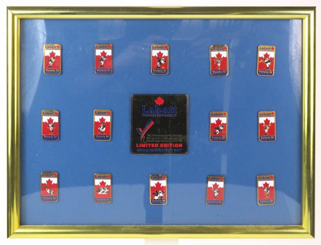 Labatt's Beer Olympic Pins (red)