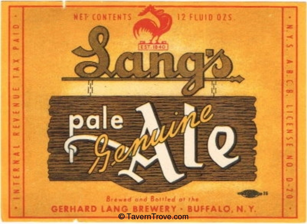 Lang's Pale Ale  