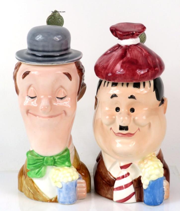 Laurel and Hardy Beer Steins