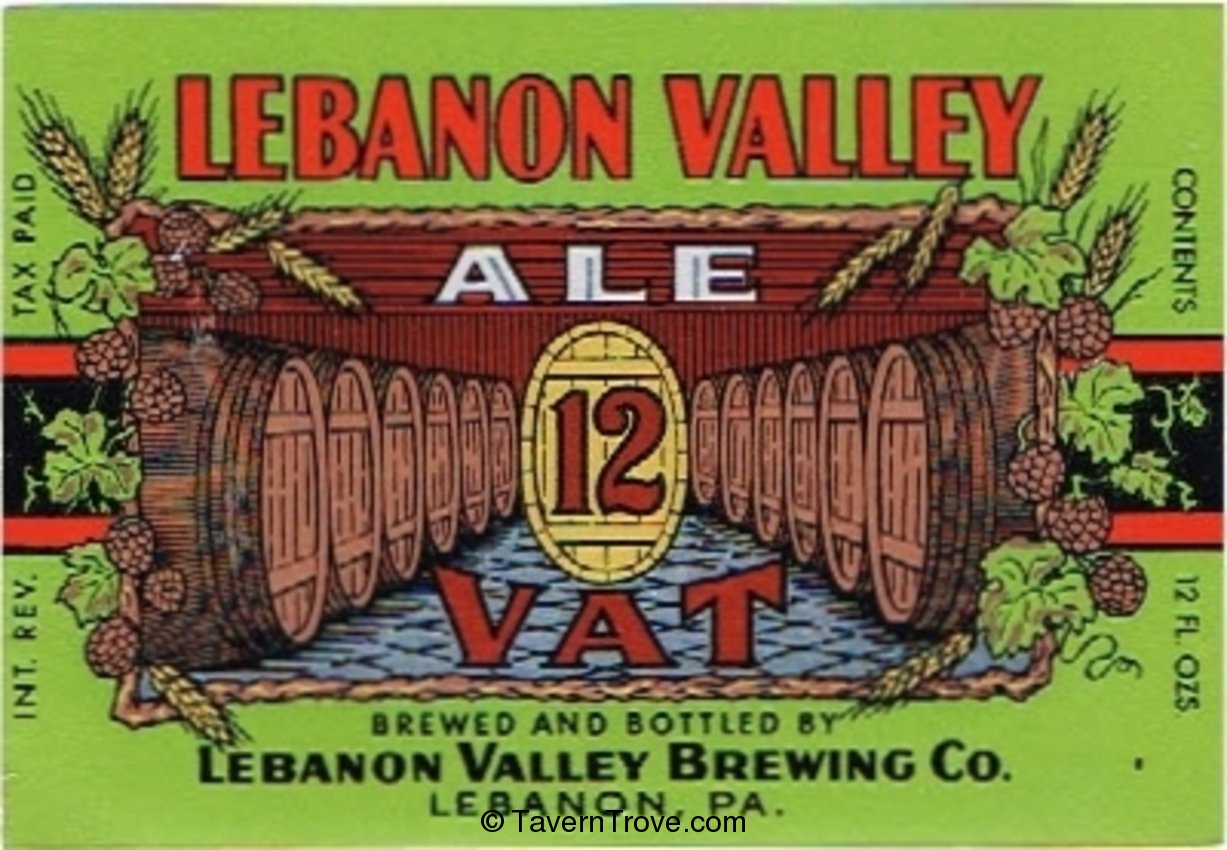 Lebanon Valley 12 Vat Ale 