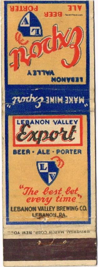 Lebanon Valley Export Beer Dupe