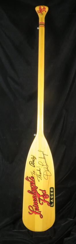 Leinenkugel's Red Lager Signed Canoe Paddle