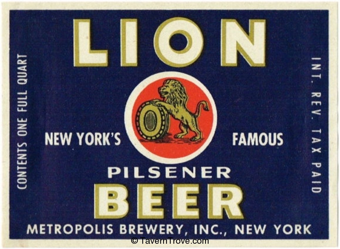 Lion Pilsener Beer