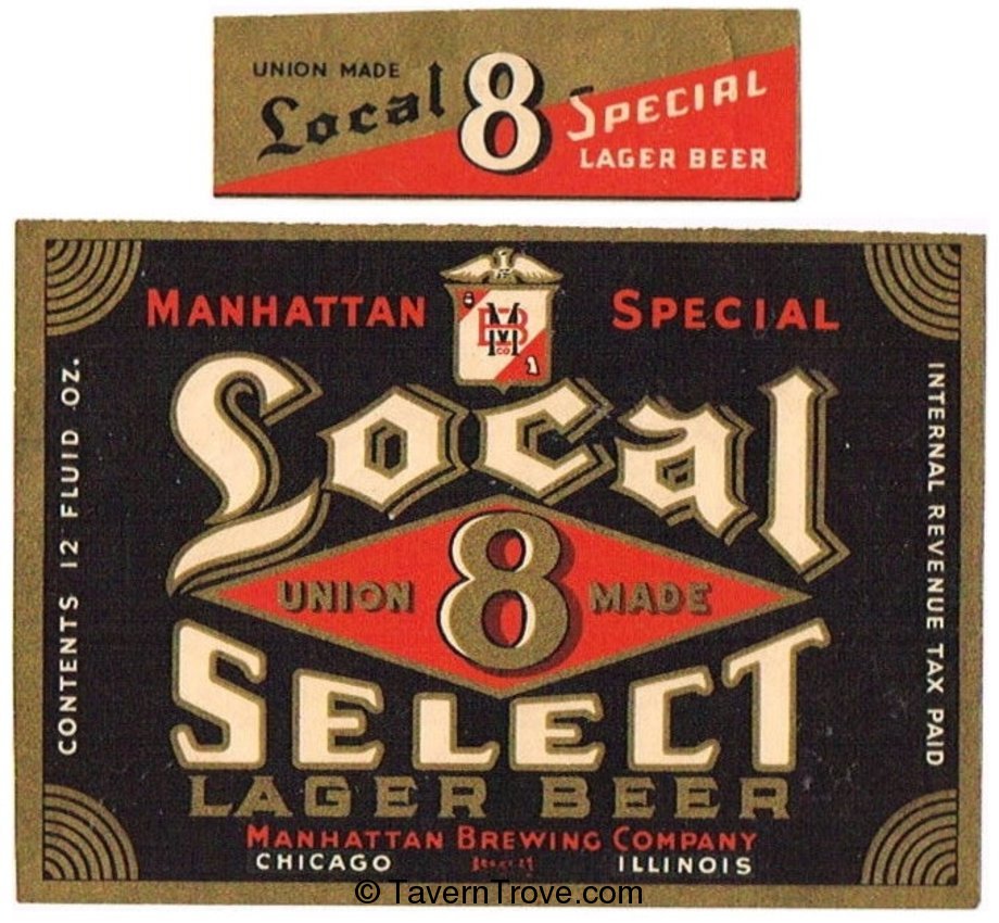 Local 8 Select Lager Beer