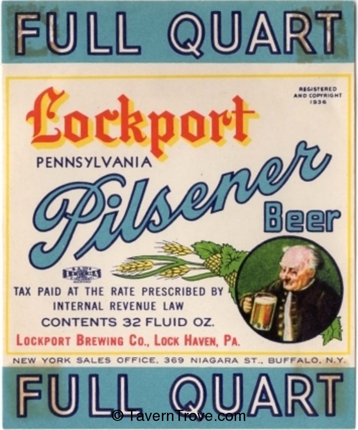 Lockport Pilsener Beer