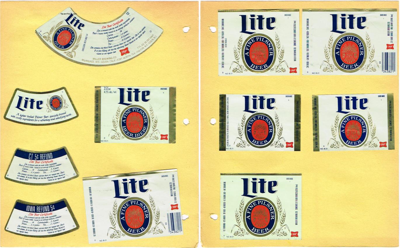 Lot of 11 Miller Lite Beer