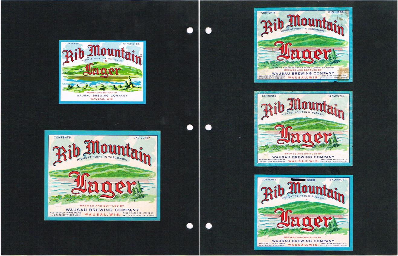 Lot of 5 Rib Mountain Beer