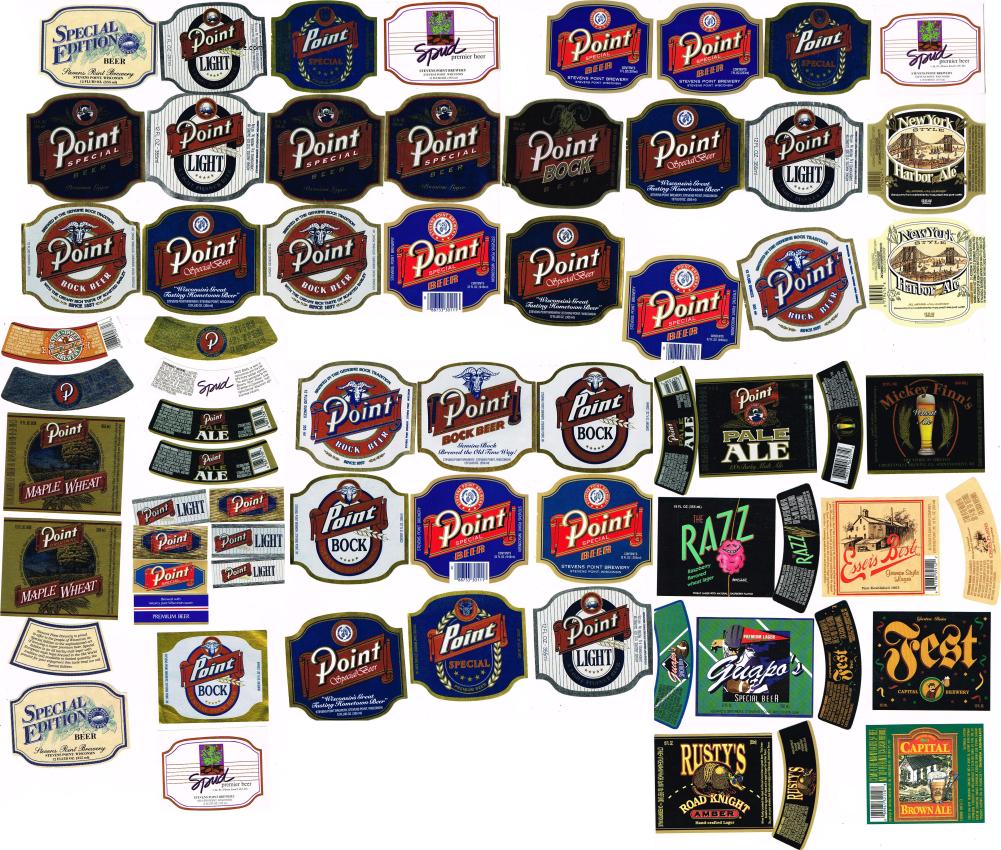 Lot of FIFTY TWO Point Brewery Labels