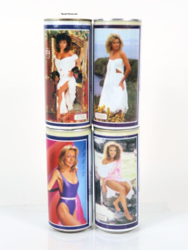 Lot Of Four Tennent's Beer Girl Set