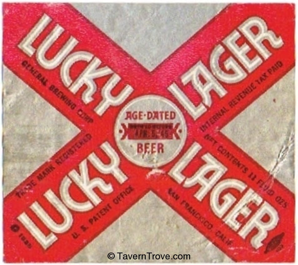 Lucky Lager Beer 