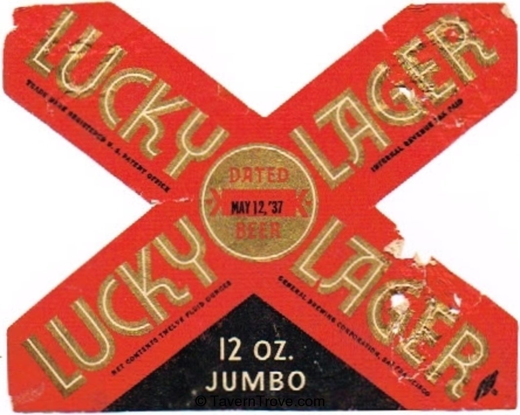 Lucky Lager Beer 