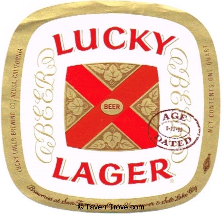 Lucky Lager Beer 