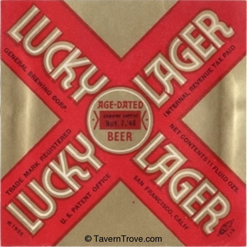 Lucky Lager Beer