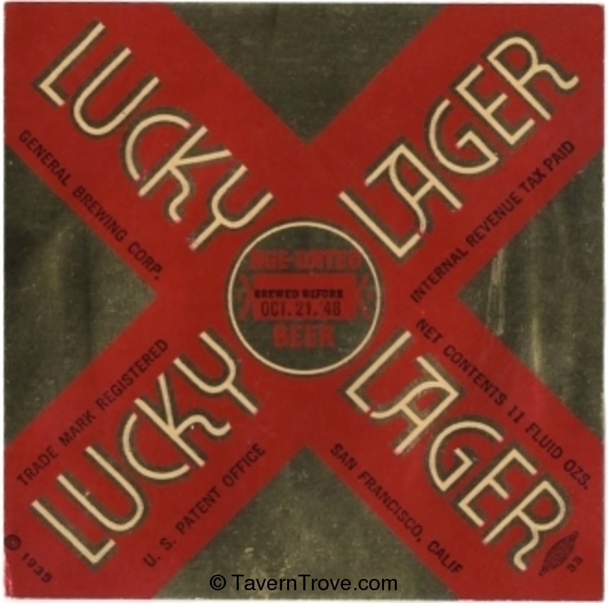 Lucky Lager Beer