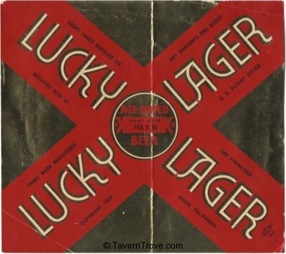 Lucky Lager Beer