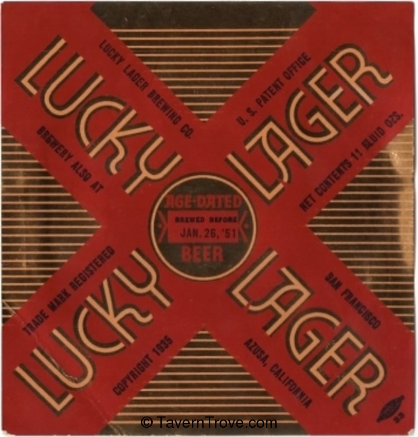 Lucky Lager Beer