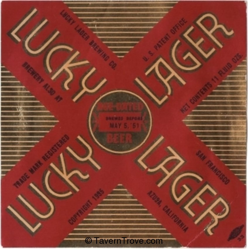 Lucky Lager Beer