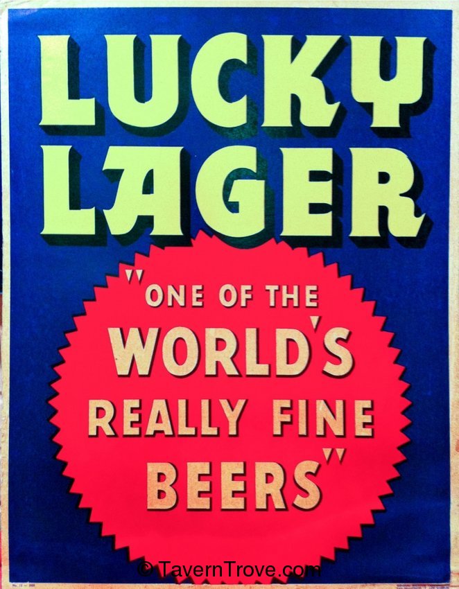 Lucky Lager Beer Tacker