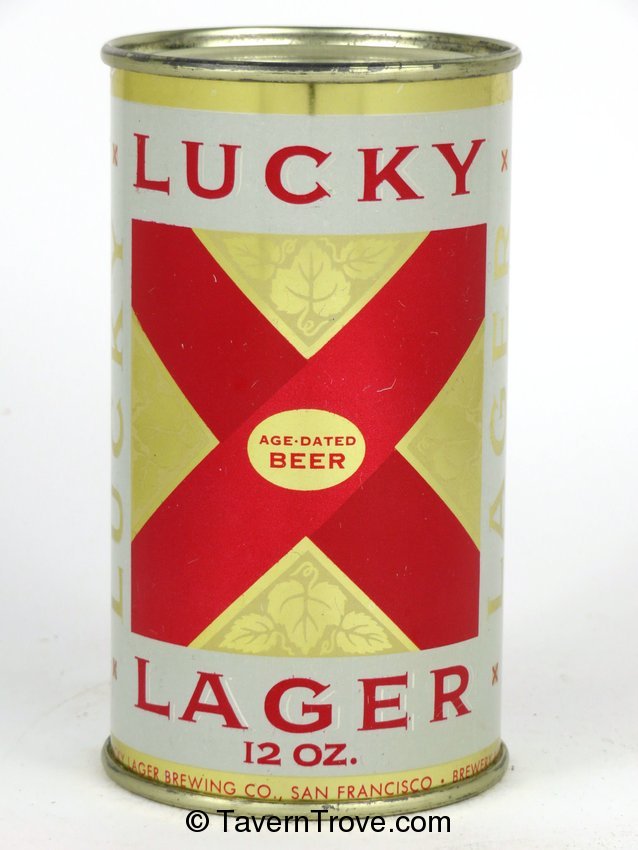 Lucky Lager Beer (non-metallic)