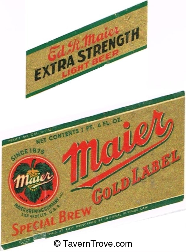 Maier Gold Label Special Brew Beer