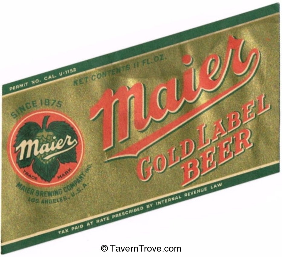 Maier Gold Label Special Brew Beer