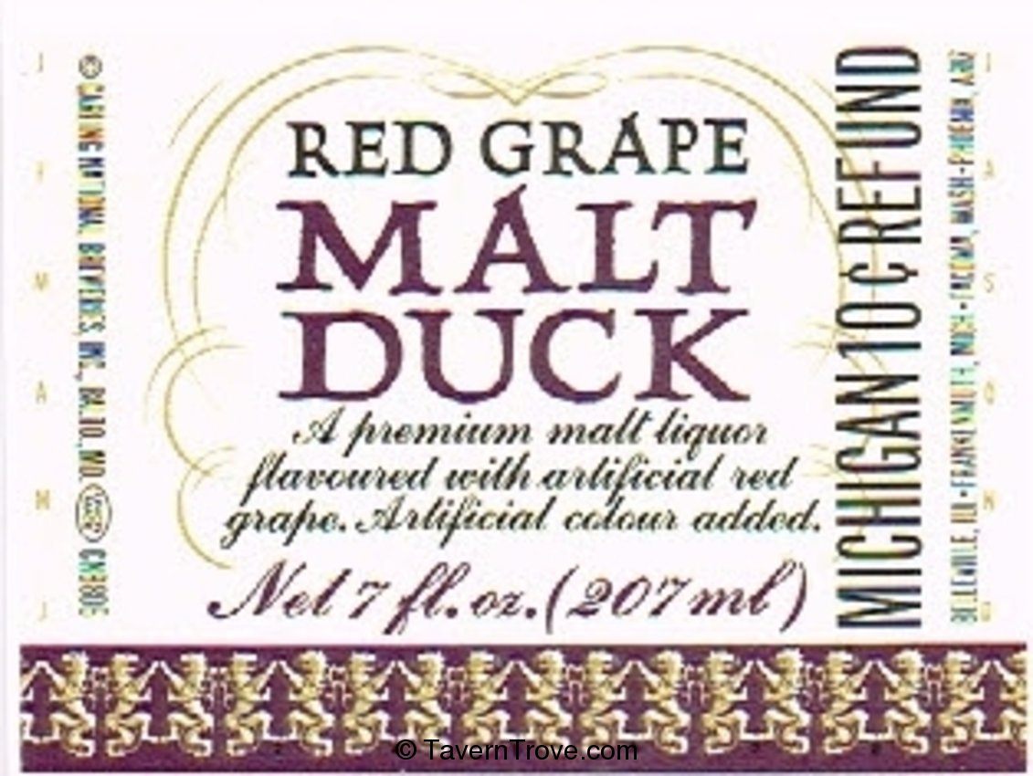 Malt Duck Red Grape Malt Liquor