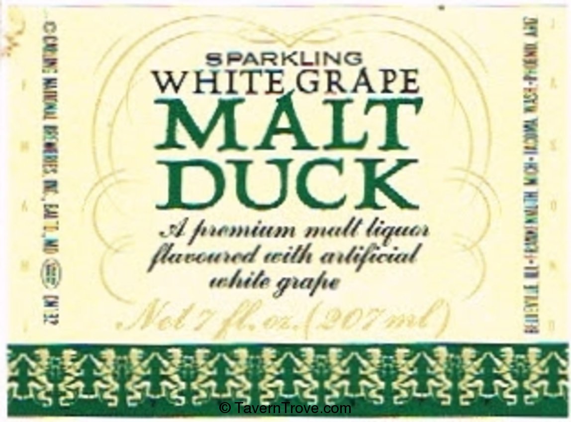 Malt Duck White Grape Malt Liquor