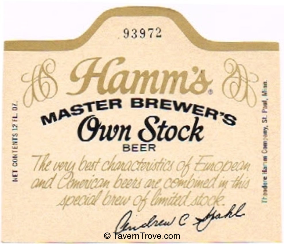 Master Brewer's Own Stock Beer