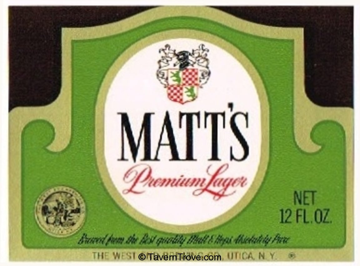 Matt's Premium Lager Beer