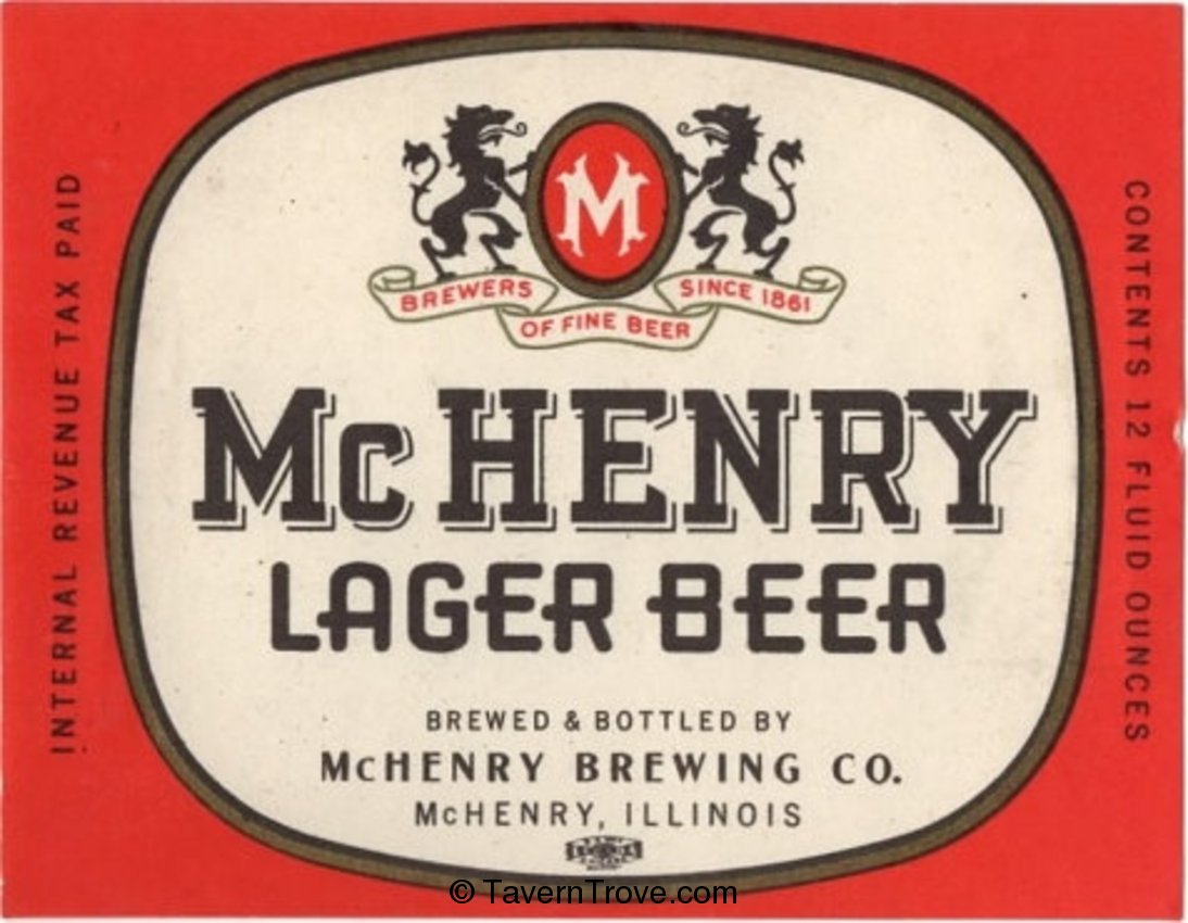 Mc Henry Lager Beer