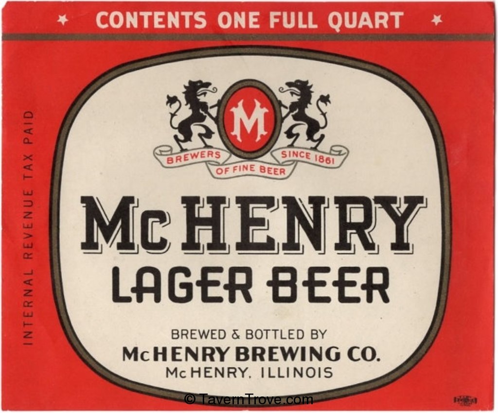 Mc Henry Lager Beer