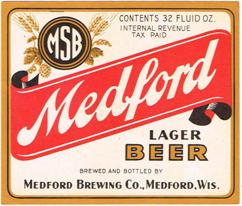 Medford Lager Beer Dupe