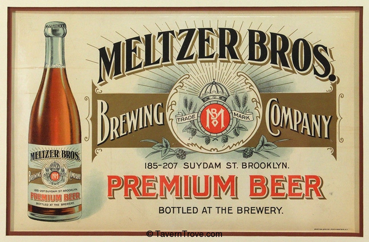 Meltzer Bros. Brewery lithograph