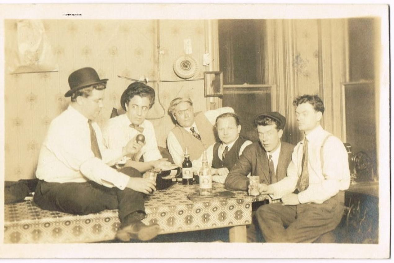 Men Drinking Western Brew Beer RPPC