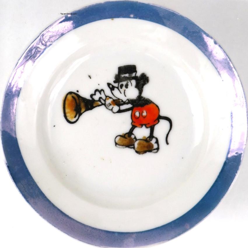 Mickey Mouse with Trumpet Tea Saucer