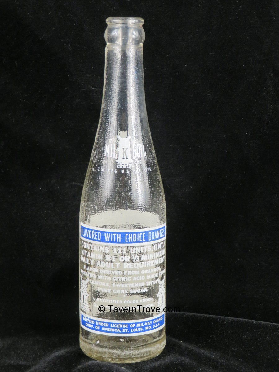 Item #99350 1940 Mil-Kay B1 Drink St. Louis Missouri ACL Bottle