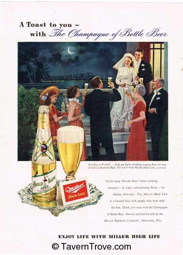 Miller High Life Beer