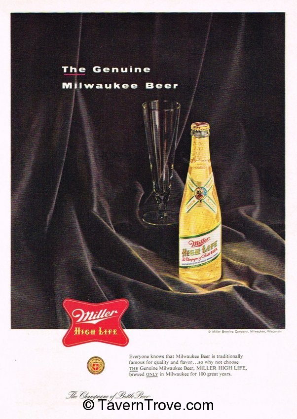 Miller High Life Beer