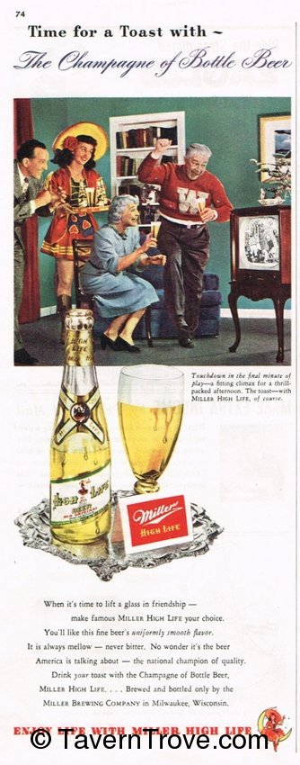 Miller High Life Beer