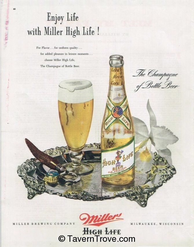 Miller High Life Beer